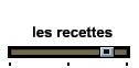 les recettes